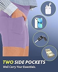 CAMPSNAIL Biker Shorts Women with Pockets