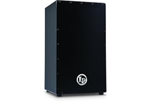 LP LATIN PERCUSSION Latin Percussion Cajon, Black with Black Face, inch (LP1428NY)