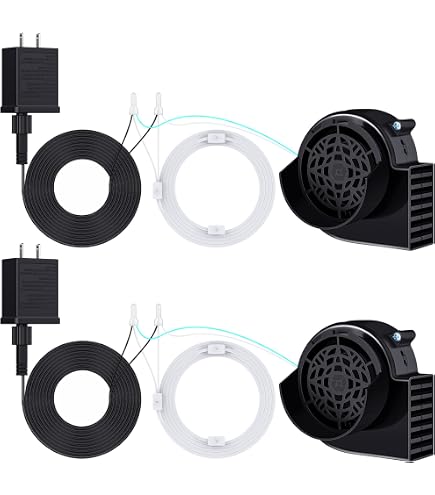 Soplador De Repuesto 1.5A 12V Para Inflables De Halloween Y Navidad – Motor DC Silencioso, Resistente A La Intemperie