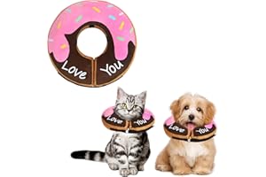 LEO IRIS Dog Donut Collar - Soft Dog Cones for Large Medium Small Dogs, Inflatable Dog Cone Alternative After Surgery Pet Recovery E Collars Cones for Dogs and Cats(Donut-S)