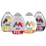 Mio Liquid Water Enhancer Variety Pack, 1 Orange Tangerine, 1 Fruit Punch, 1 Lemonade, 1 Cherry Blackberry, 4 CT