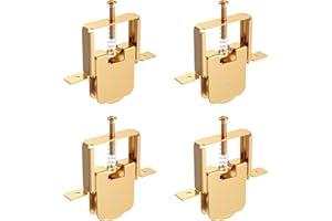 HAIRUNFU 4-Pack Premium All-Metal Sliding Screen Door Rollers for B 691 & B 695, Spring-Loaded Design, Smooth Quiet Glide with 1" Steel Ball Bearing, Fits Top & Bottom Tracks