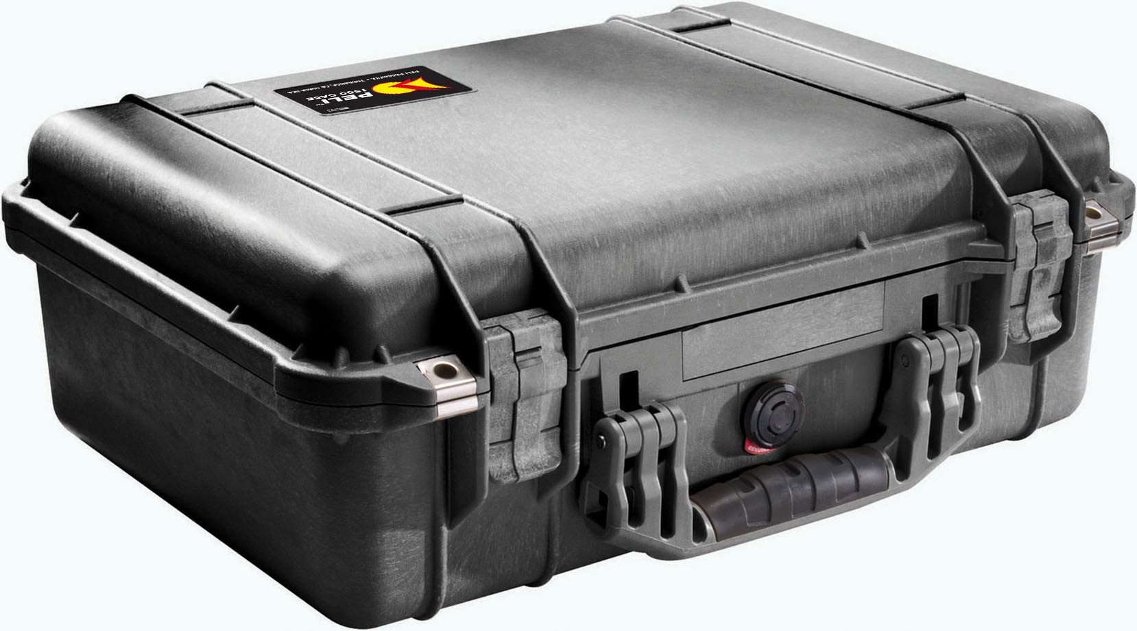 PELI 1500 Camera Protective Case, IP67 Watertight and Dustproof, 40L Capacity, Made in Germany, No Foam, Black