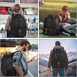 MATEIN 50L Travel Laptop Backpack 17.3 Inch USB Charging TSA Anti Theft Water view 7