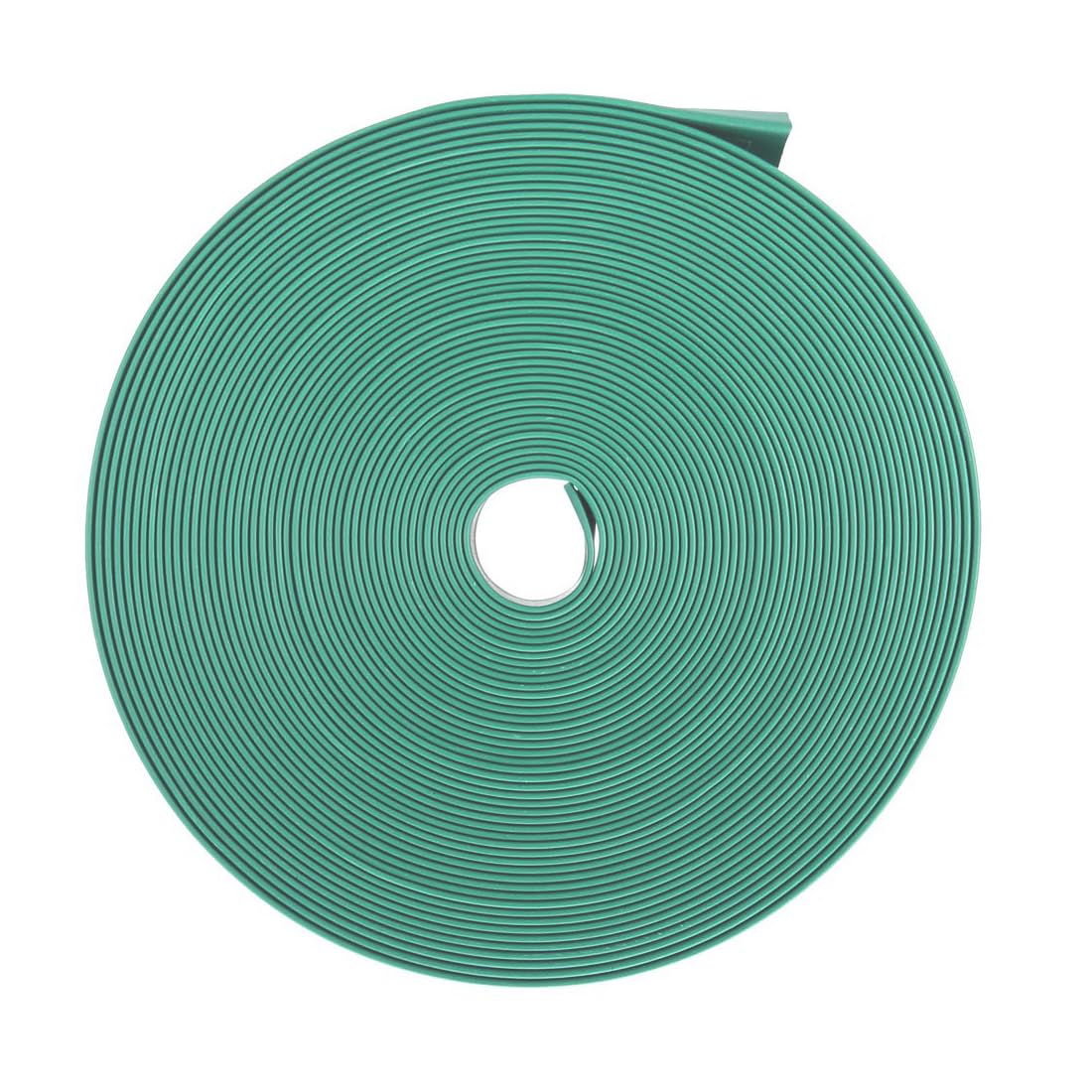 Unifizz Heat Shrink Tubing 14mm Dia 23mm Flat Width 2:1 Ratio Shrinkable Tube Cable Sleeve 10m - Green