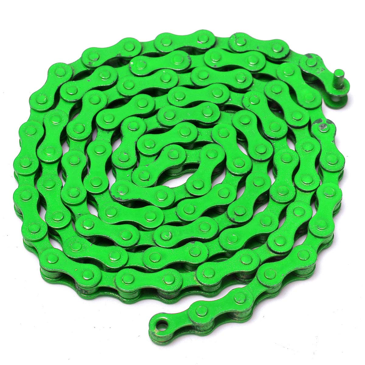 Inovey 1/2 x 1/8inch 94 Links Single Speed Colorful Chain Fixed Gear MTB BMX Bicycle Bike Sport Road - Green
