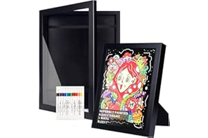 FVMEMO Kids Art Frame,Artwork Frames for Kids Art 8.5x11 Front Opening Kids Artwork Frames Changeable,Kids Art Display Frame,Great for Kids Drawings Storage