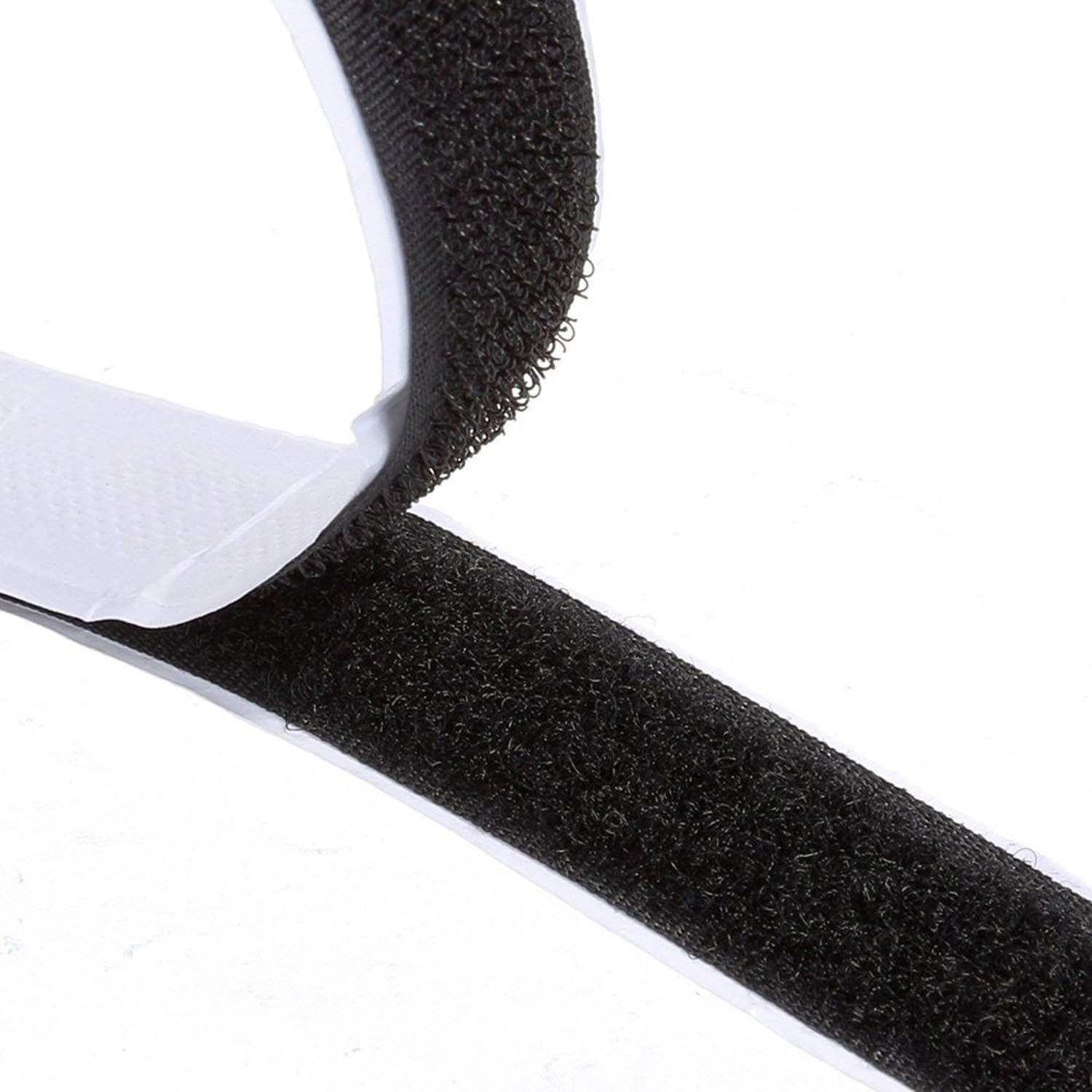 Soneer Adhesive Hook and Loop Tape,8M Double Sided Sticky Tape,Sticky Strips for Indoor and Outdoor Mounting