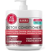 Detox Conditioner Deep Cleansing Hair Conditioner for Damaged Dry Hair | Deep Cleansing Hair Conditioner, Heavy Metal Detox &amp; Build-Up Removal, Nourishing Scalp Care, Sulfate-Free Formula, 300ml