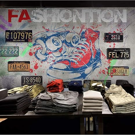 Amazon カスタム3d写真の壁紙古代イギリススタイルの壁紙メンズファッションストアジム衣料品店の寝室の壁紙壁画a Diy 工具 ガーデン