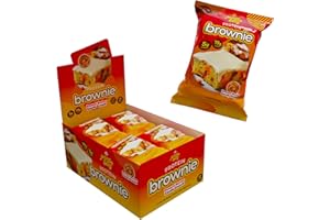 Prime Bites Protein Brownie from Alpha Prime Supplements | High Protein, Collagen Fortified Low Sugar Treat | Delicious Snack | 12 Bars per Box (Peanut Butter Candy Crunch)