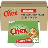 Corn Chex Cereal, Single Serve Foodservice Bowlpak, 96 Ct, 6 lb Case