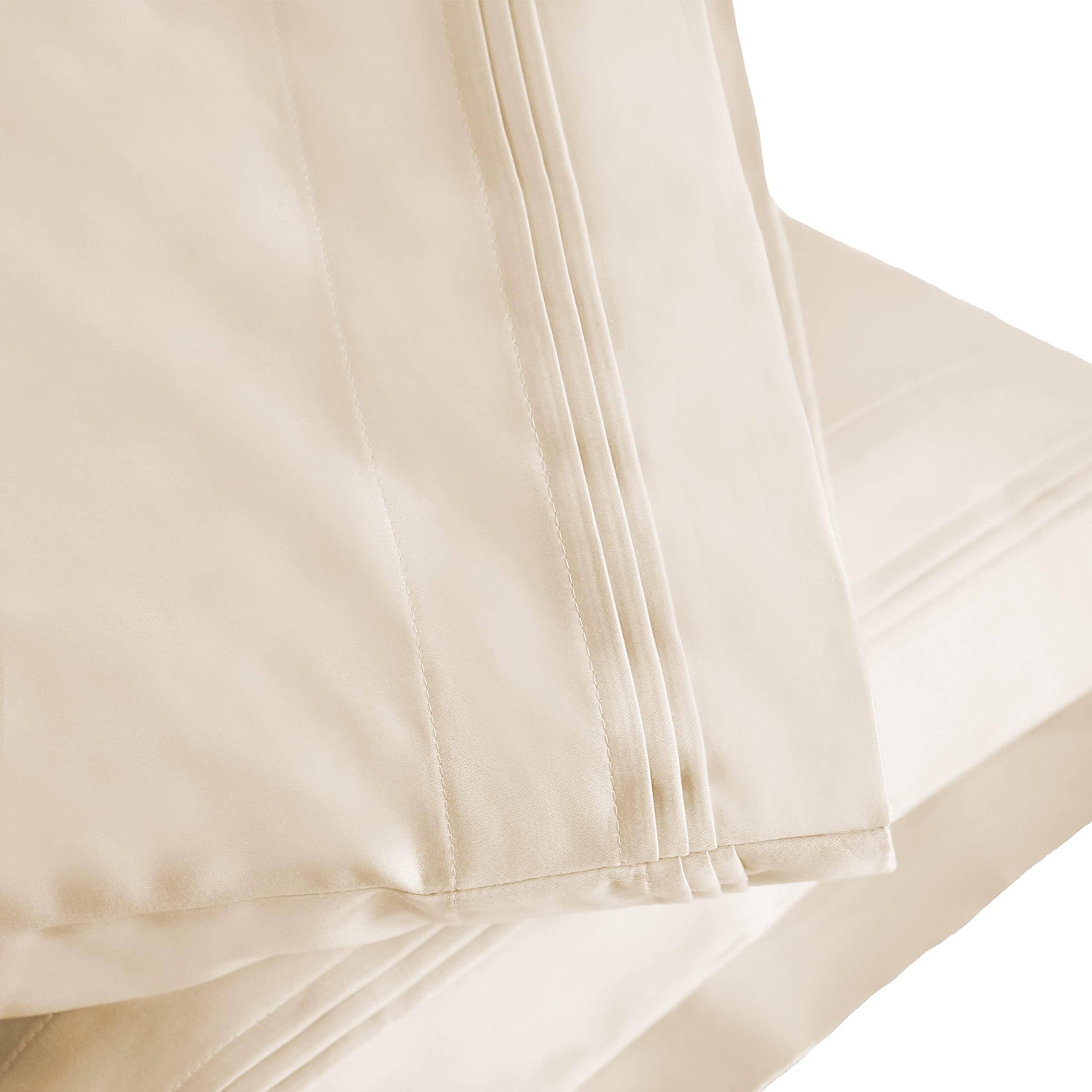 Home City, 100% Cotton, Bed Linen Set, Ivory - Pillow