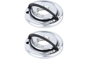 2pcs 5/8"-11 Thread Angle Grinder Flange Nuts, Metal Quick Lock Angle Grinder Nut for Fixing Cutting Discs