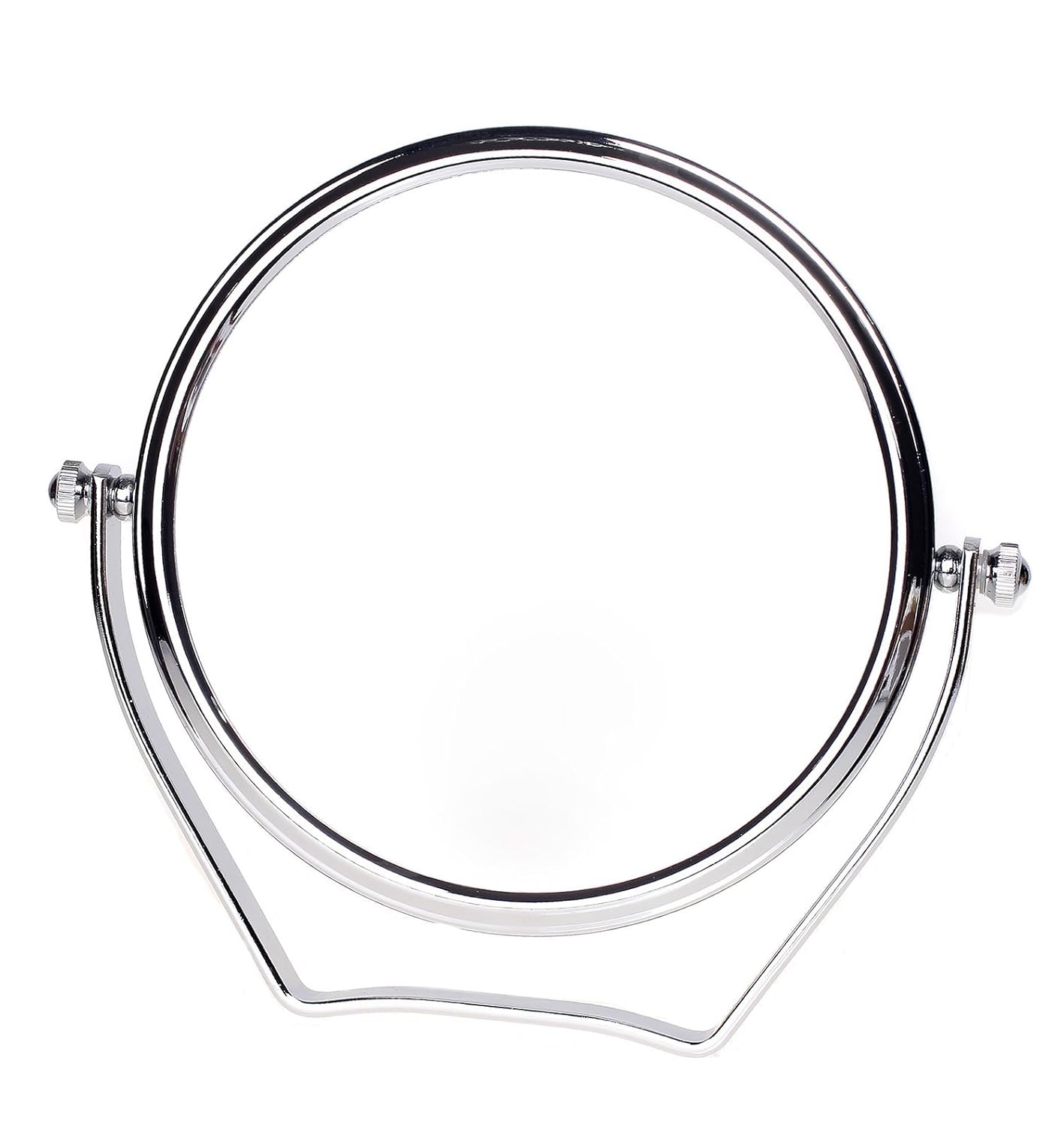 TUKA Standing Cosmetic Mirror 5x Zoom, 6 inch Double Sided Table Top