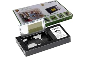 VHS-C to VHS Motorized Cassette Adapter - Tape Converter for Playback on Standard VHS Players for Electric VHS Cassette Chang