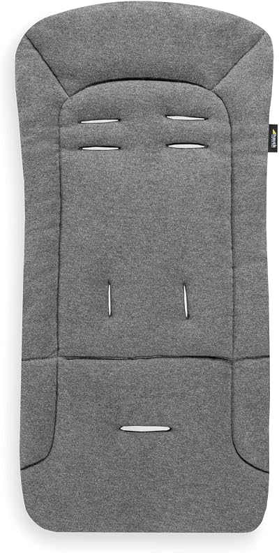 hauck Padded Pushchair Liner Charcoal Universal Fit Breathable Cotton