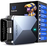 MUCAR AI-Assisted OBD2 Scanner Bluetooth Lifetime Update, BT200 MAX Compatible with ELM327, All System OBD2 Diagnostic Tool with 15 Resets for iOS &amp; Android, CANFD Protocol, Autoauth for FCA SGW