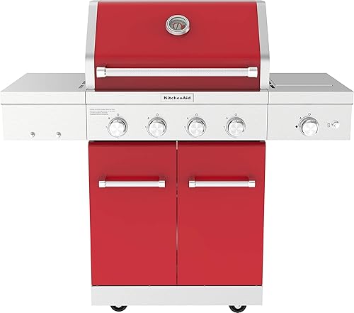 KitchenAid 4-Burner 55,000 BTU Stainless Steel Propane Gas Grill