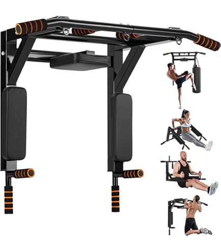 Fitness Maquina Dominadas Amazon Pull Up Barras Gym En Casa Barra
