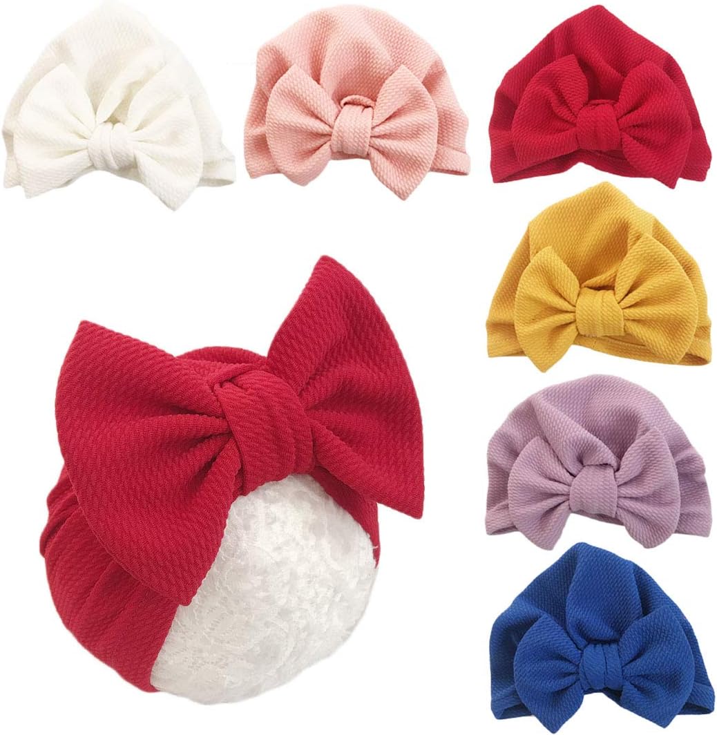 Baby Girl Hat, Newborn Girl Hat, Infant Turban Baby Turban Headwraps,Bow Rabbit Cap