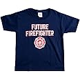 Future Firefighter | Cute Kid's Fire Fighter Badge Boy Girl Child Youth T-Shirt