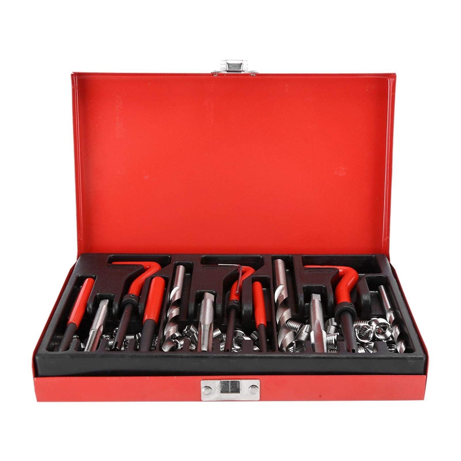 Thread Repair Set, 88pcs Thread Fix Kit Screw Joint Wire M6 M8 M10 Changing Tool Insert Industrial Equipment
