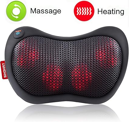 Amazon Com Neck Massager Pillow With Heat Shiatsu Back And