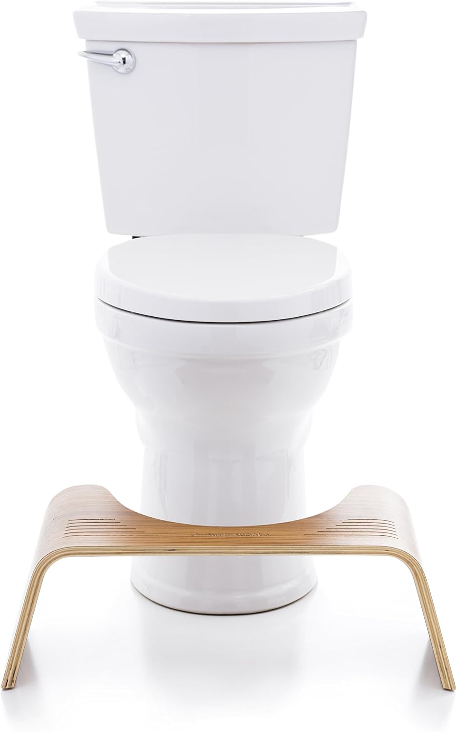 Squatty Potty The Original Bathroom Toilet Stool - Slim Teak Finish, 7 inch Height: Health & Personal Care