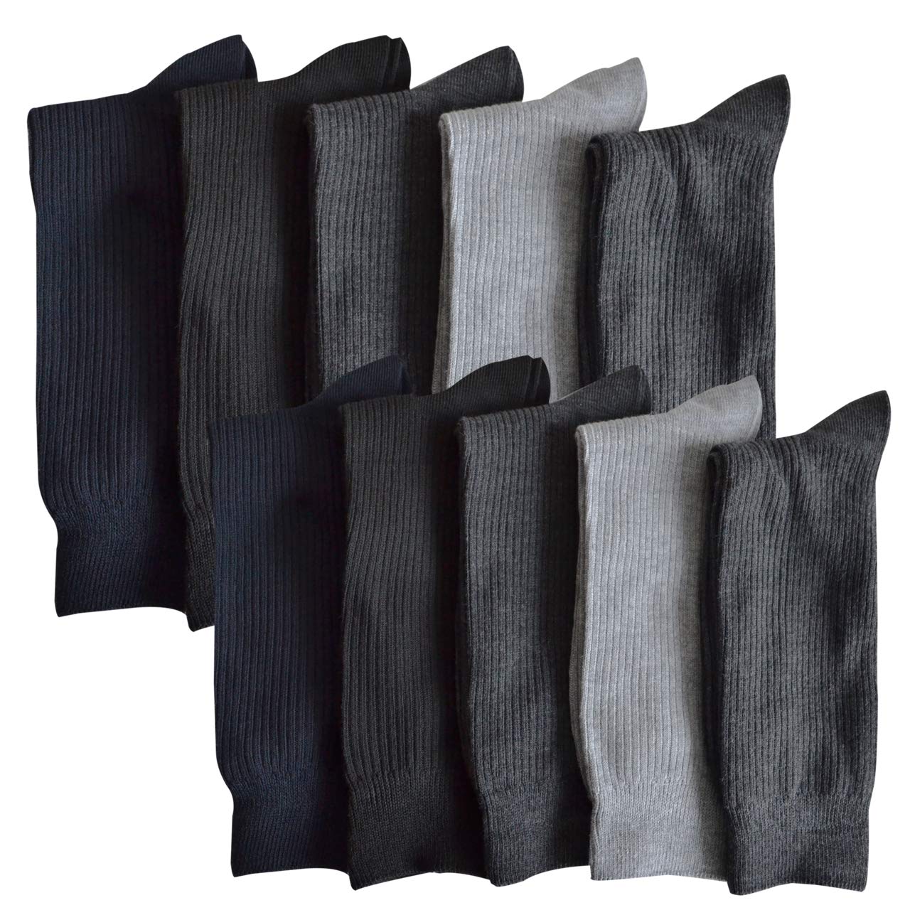 靴下 メンズ 紳士 ビジネスソックス 通勤 フォーマル リブ柄 黒 紺 グレー 白 24~26c...