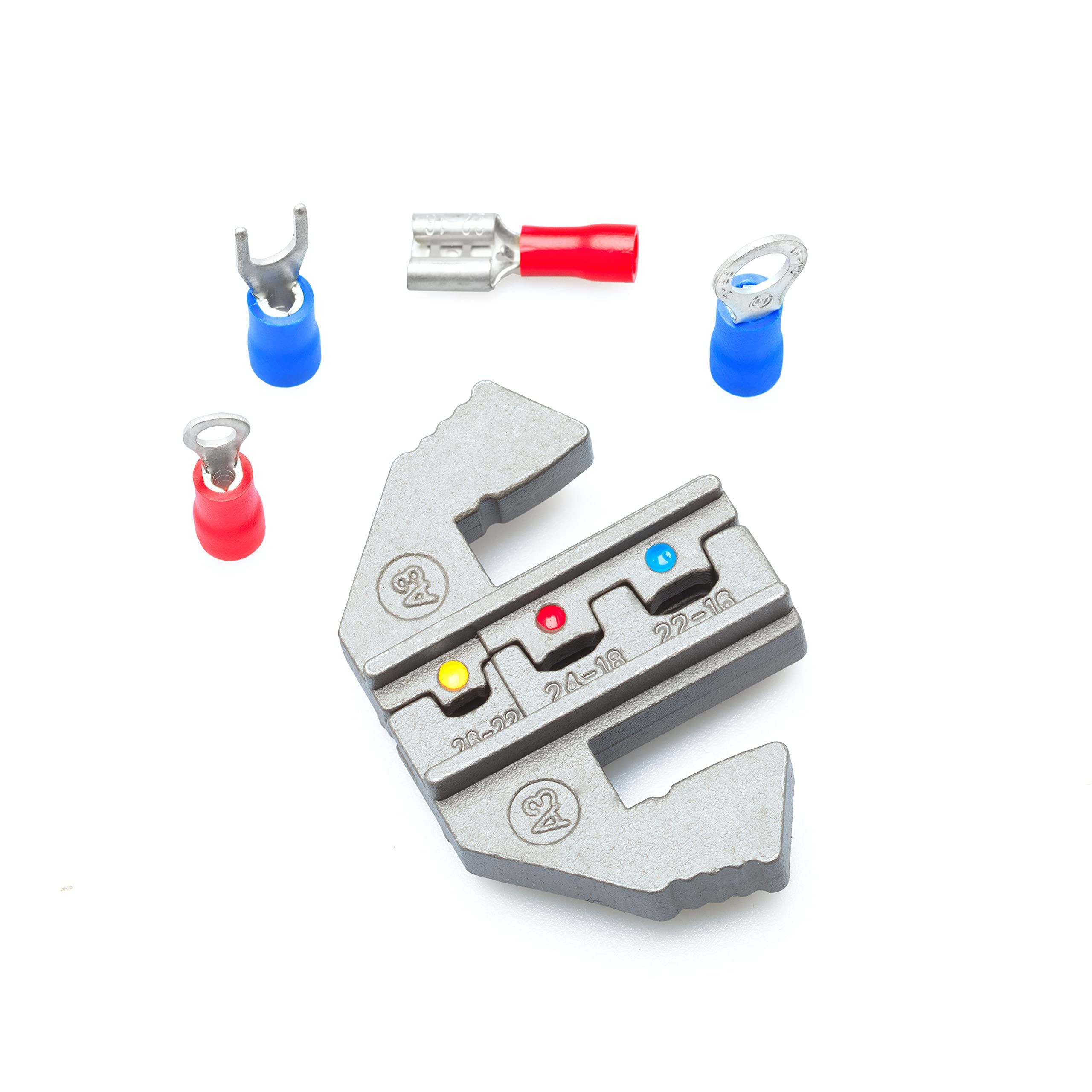 Wirefy Crimping Die for Small Diameter Insulated Terminals - 26-16 AWG