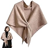 Shawl Wraps for Women,Triangle Pashmina Wraps for Women,Knitted Scarf Cardigan Cape Suitable for All Seasons, Fashionable and Versatile