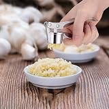 Jsdoin Garlic Press Mincer Crusher UK Zinc Alloy Heavy Duty Kitchen Peeler view 5