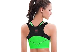 MXTRIF Posture Corrector for Men and Women，Adjustable shoulder Straightener Support for Back,Comfortable Upper Back Brace (size 28''-48'')
