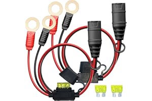 KIAPIEBIO 2 Pack GC008 X-Connect fit for NOCO Battery Charger Accessories Cables,M10 (3/8in) XL Eyelet Terminal,Replacement NOCO Battery Connector Smart Batteries Trickle Charger Cable