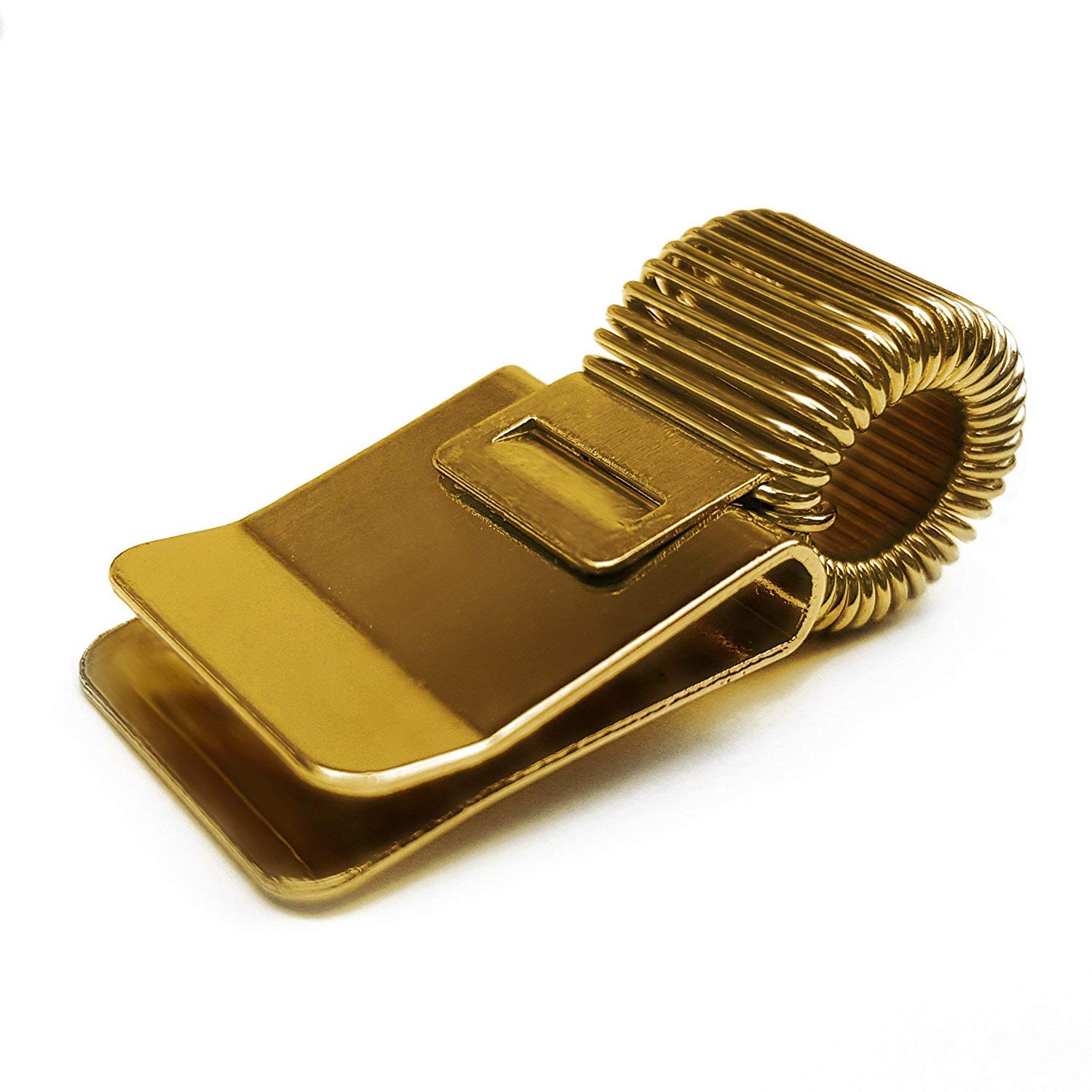 OMG! Metal Pen Clip Holder for Notebook/Clipboard/Journal/Diary - Ideal For Doctors/Nurses/Foremans/Office - [Single] - Gold