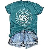 Zylkor Christian Tshirts for Women You are Shirts Inspiration Tees Graphic Jesus Faith Casual Short Sleeve Blouse Tops
