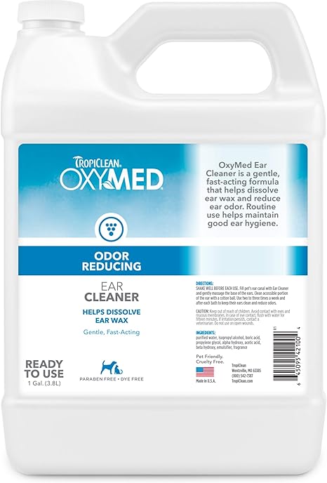 Tropiclean oxymed ear cleaner Clearance