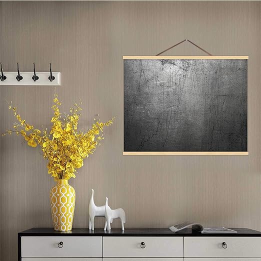 Amazon Com Hitecera Steel Background Metal Magnetic Frame Posters Textured For Wall 16 W X 12 H Posters Prints