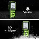 Huepar S120 Laser Distance Meter 120m 400Ft Digital Measure Red Beam Angle Level view 7