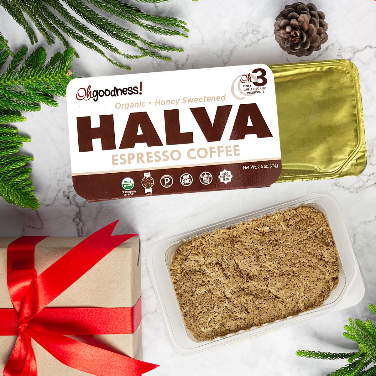 OhGoodness! Organic Honey Halva - 3 Pack - Only