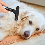 Kunoli Carpet Rake Portable Pile Lift for Rugs Dog Grooming Double Row Pins view 2