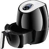 ZENY Electric Air Fryer 1500W Cooking Tool For Healthy Oil Free Cooking w/Time &