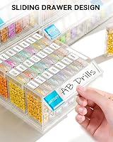 ARTDOT Storage Boxes for Diamond Art 2 Set 70-Drawer Bead Organizer view 6