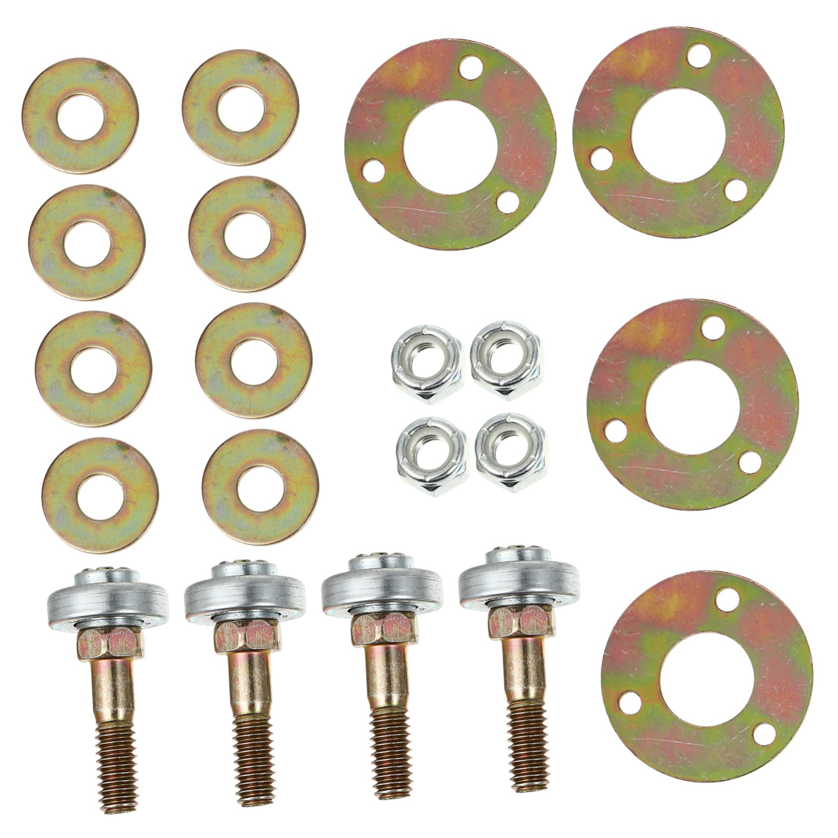 DOITOOL 4pcs Rocking Chair Hardware Rocking Chair Bearing Connecting Pieces Furniture Accessories Furniture Connecting Fittings M8x45mm