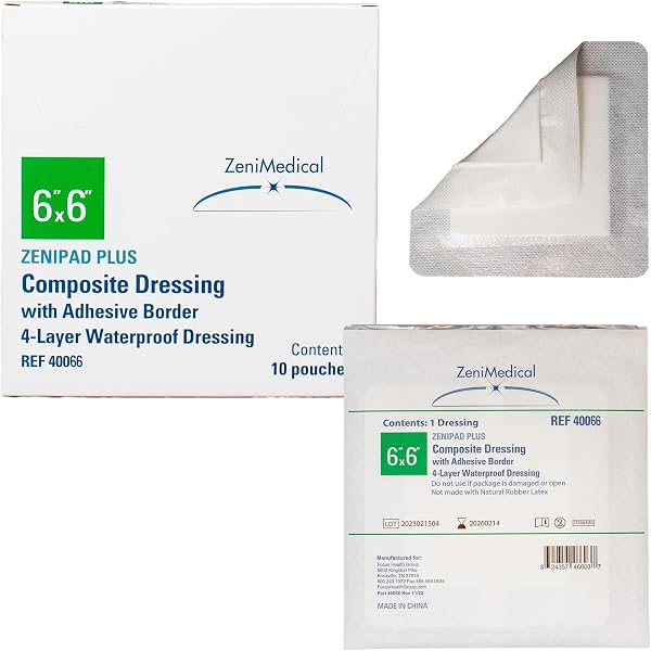 Buy ZeniFoam Gentle Dressing With Silicone Adhesive Border At...