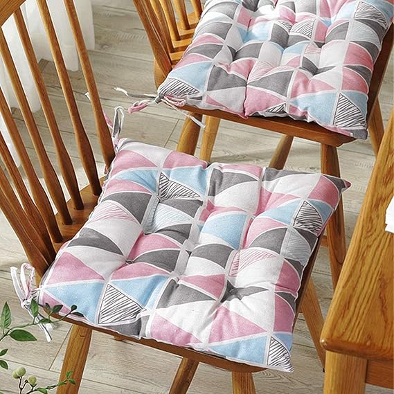JINTN Cojín para silla de jardín, transpirable, de algodón, para