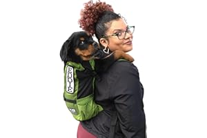K9 Sport Sack Trainer - Small, Greenery - Ideal for Dogs with 13-16” Back Length - Backpack-Style Training Carrier - Meant for Quick, Non-Strenuous Activities