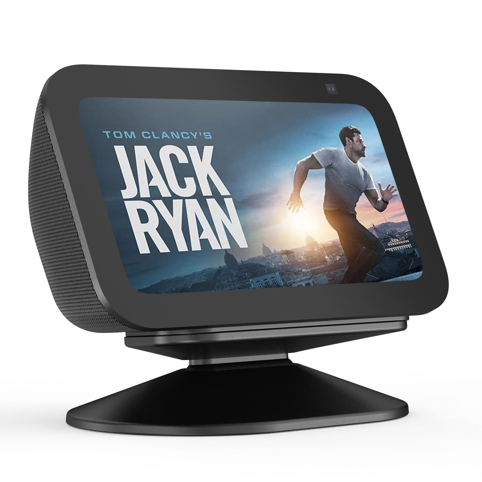 PlusAcc Stand for Show 5 (3rd Generation) - Adjustable Mount Accessory with Tilt Function and Anti-Slip Base Compatible with Show 5 (3rd Gen)& iPhone 13/14 (Black)