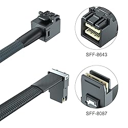 10Gtek SFF-8643 to SFF-8087 Mini SAS HD Cable, SAS